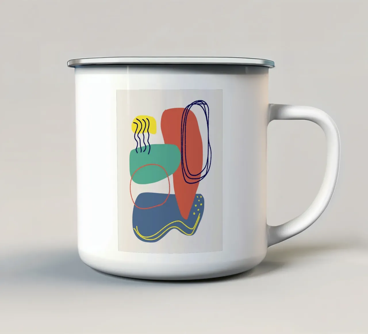 Mix di tre colori 02 tazza in smalto da Little Dean