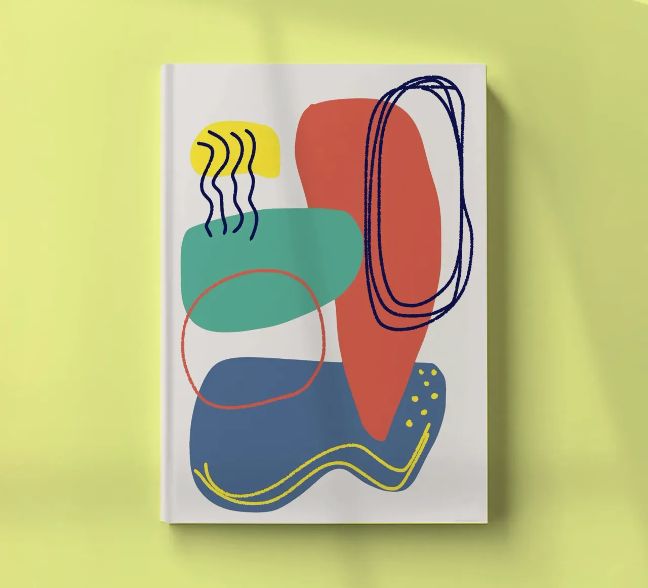Tri color mash up 02 notebook by Little Dean