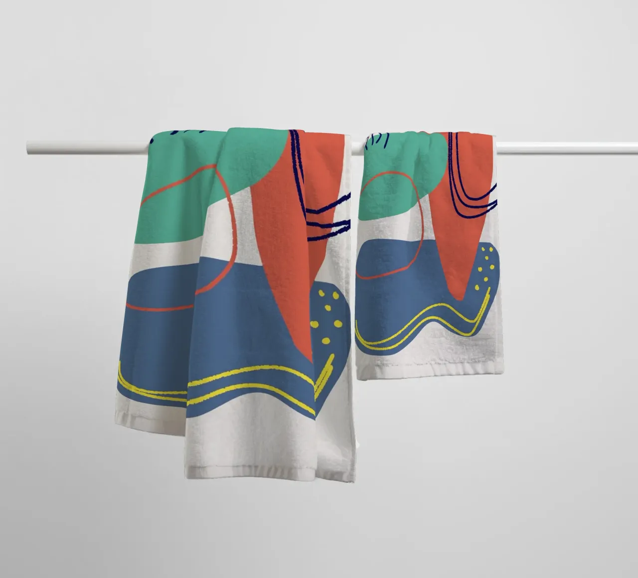 Mix di tre colori 02 asciugamano da bagno da Little Dean