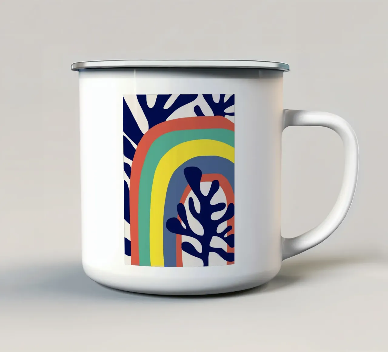 Miscela di tre colori 03 tazza in smalto da Little Dean