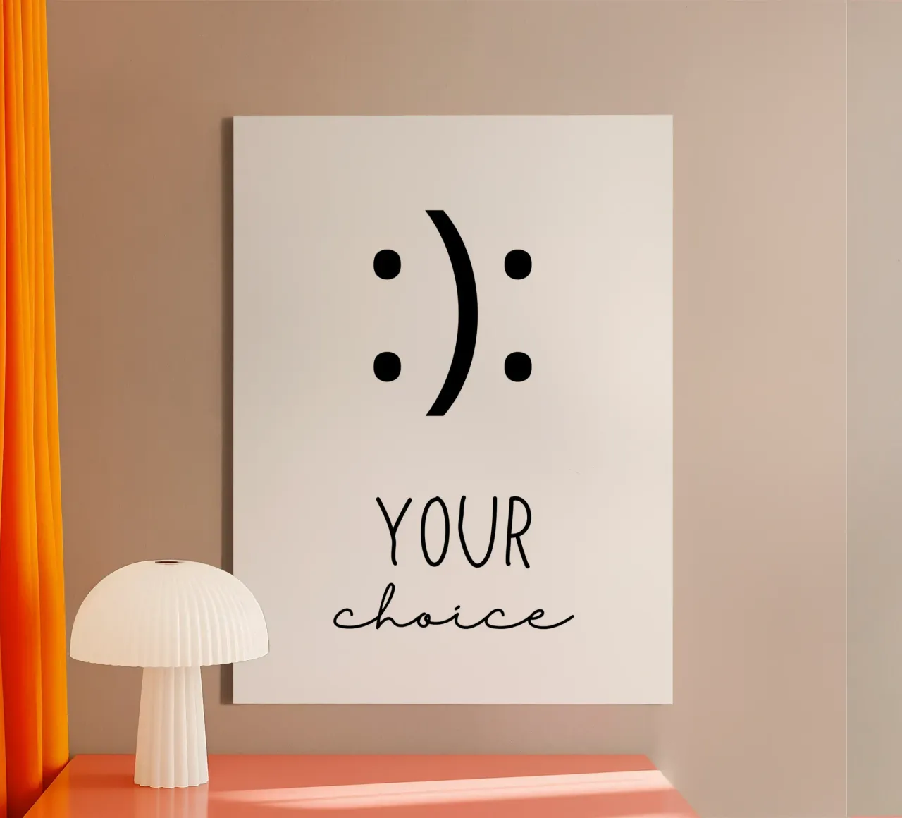 Your choice tela con Cornice a cassetta da PinkCandyWalls