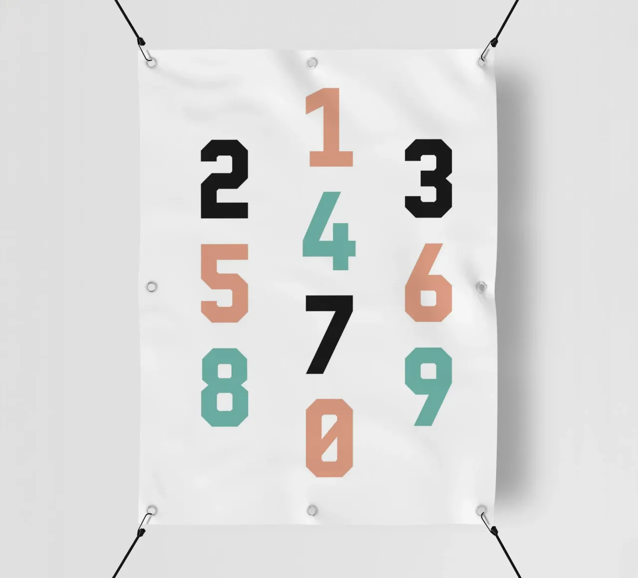 Typography Numbers #4 telo in pvc da kathrinmay