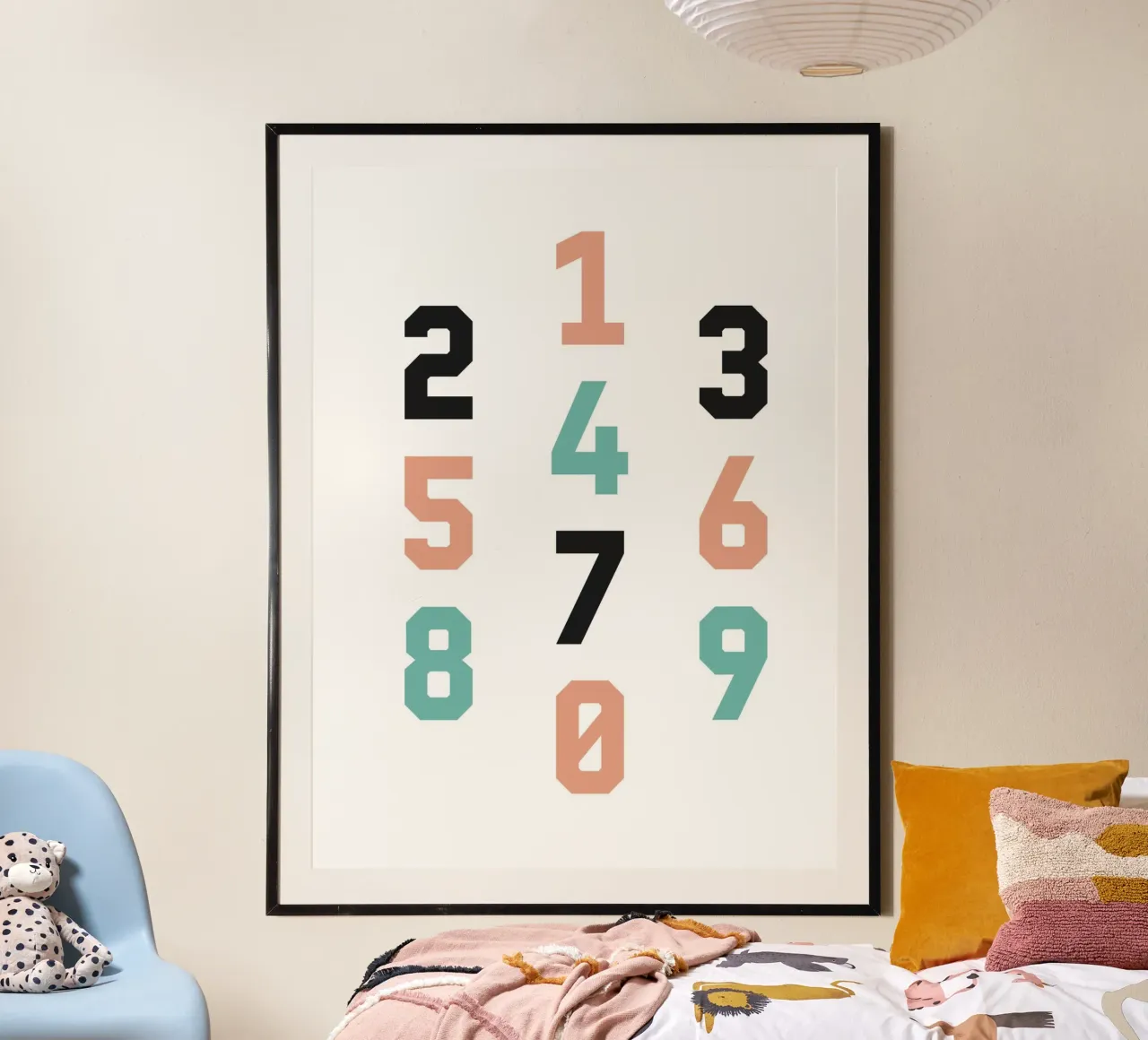 Typography Numbers #4 poster da kathrinmay