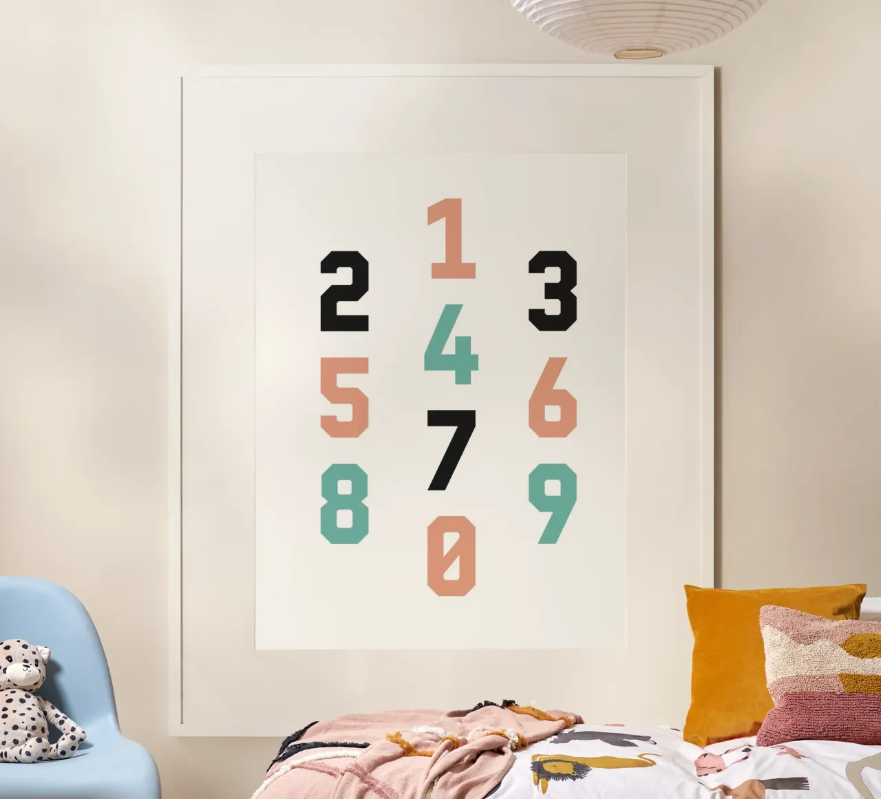 Typography Numbers #4 poster da kathrinmay