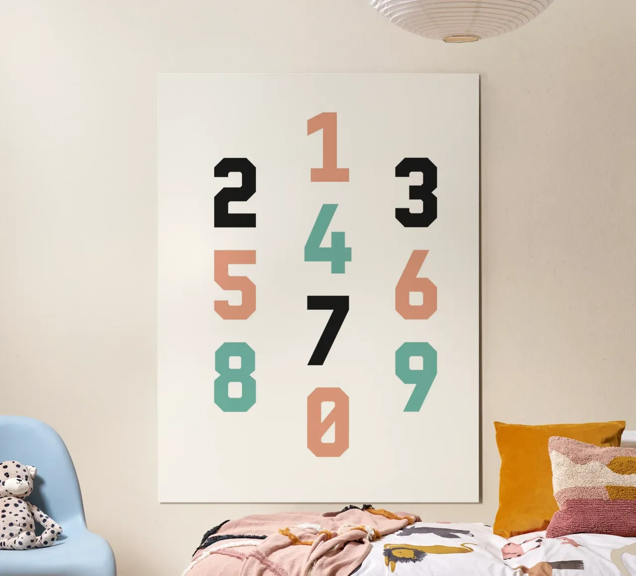 Typography Numbers #4 poster da kathrinmay