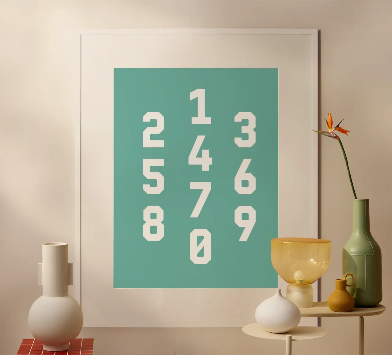 Typography Numbers #5 poster da kathrinmay