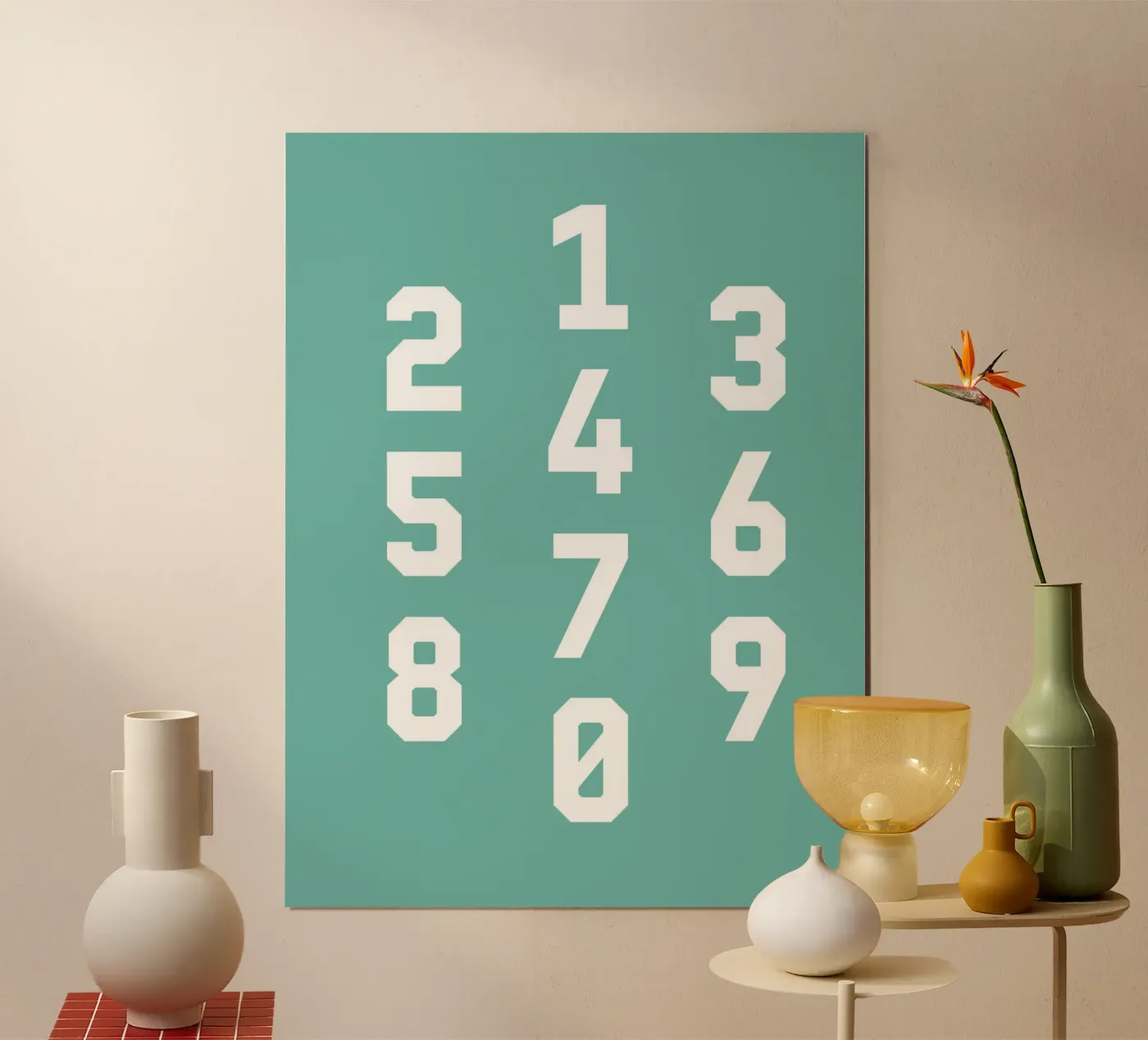 Typography Numbers #5 poster da kathrinmay