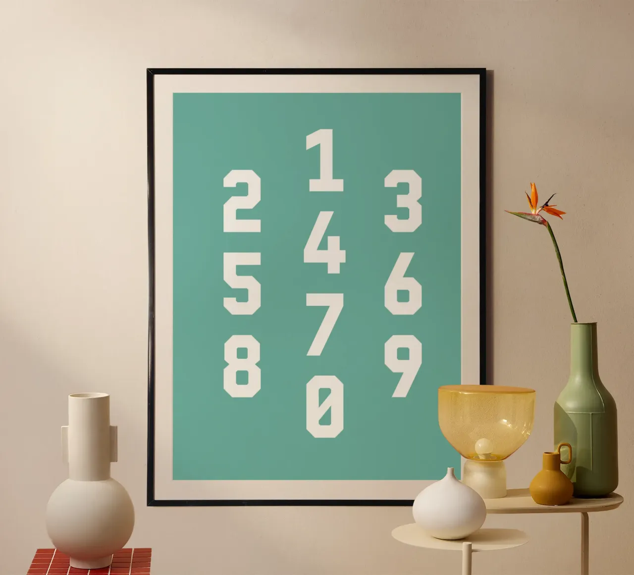 Typography Numbers #5 poster da kathrinmay