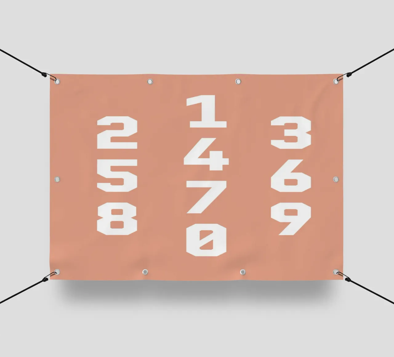 Typography Numbers #6 telo in pvc da kathrinmay