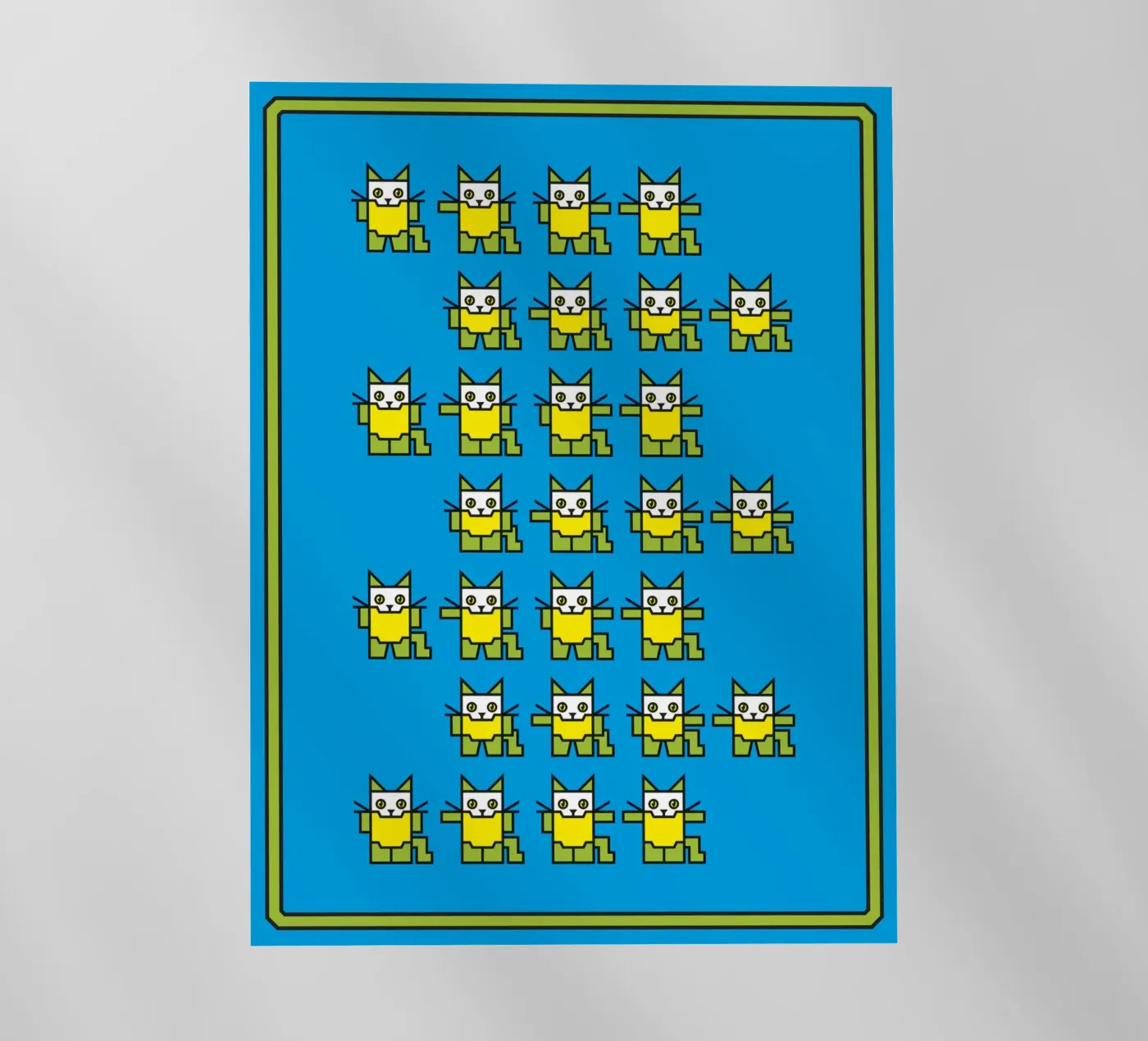 Catroid Pattern Backlit Folie von kathrinmay