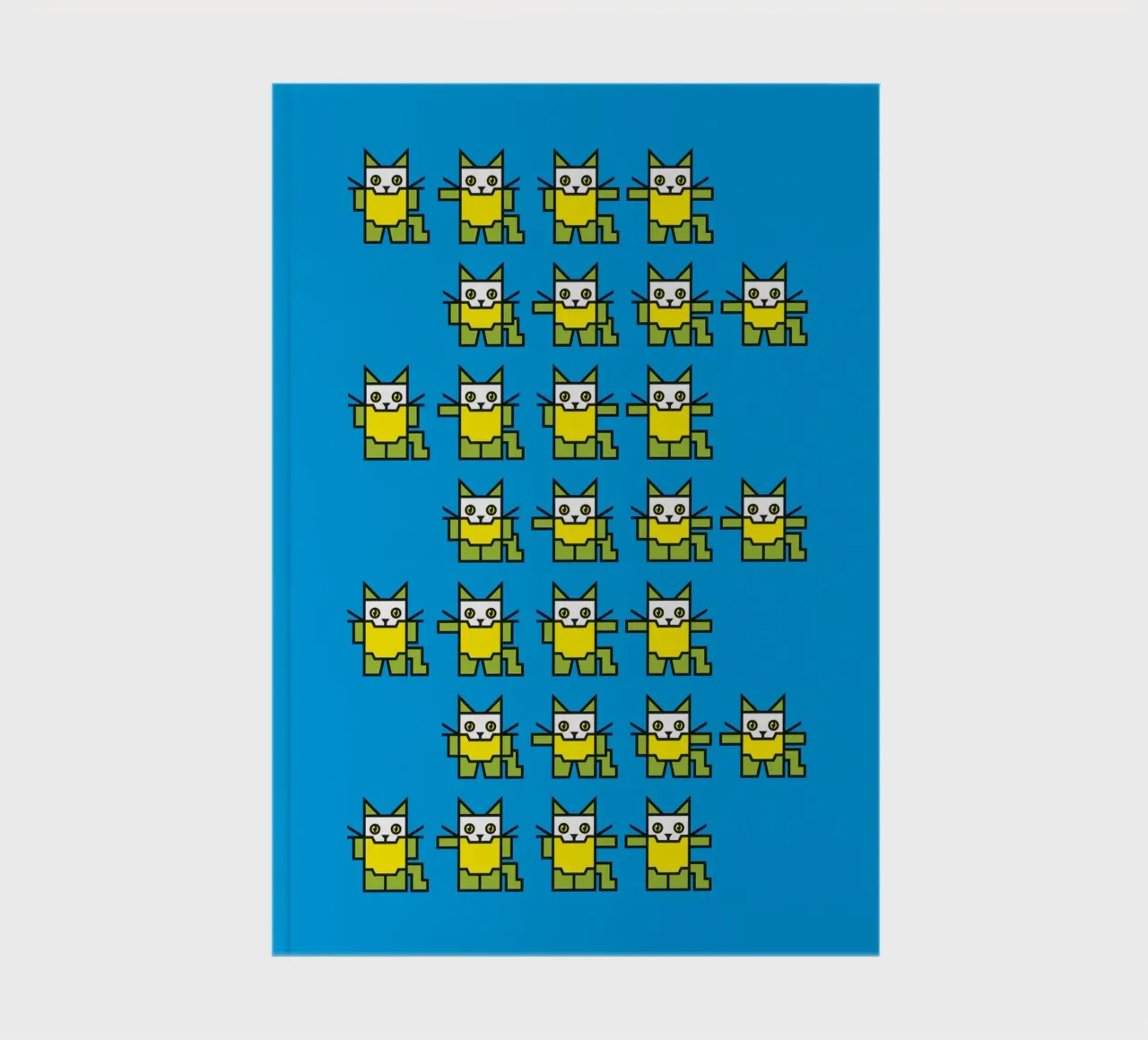 Catroid Pattern notebook by kathrinmay