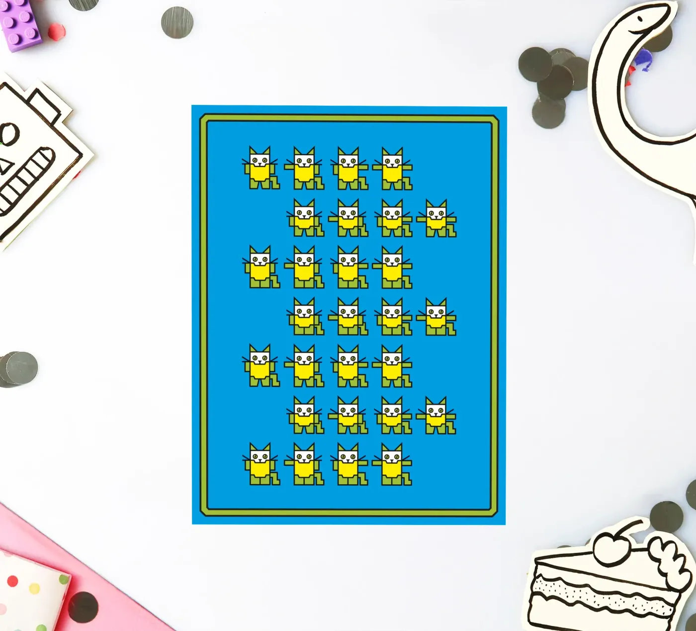 Catroid Pattern adesivo da kathrinmay