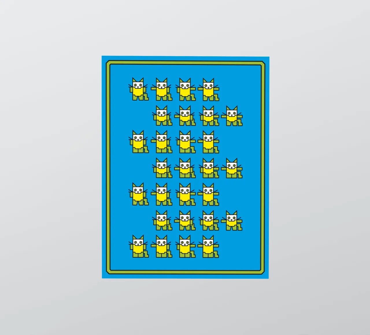 Catroid Pattern sticker by kathrinmay