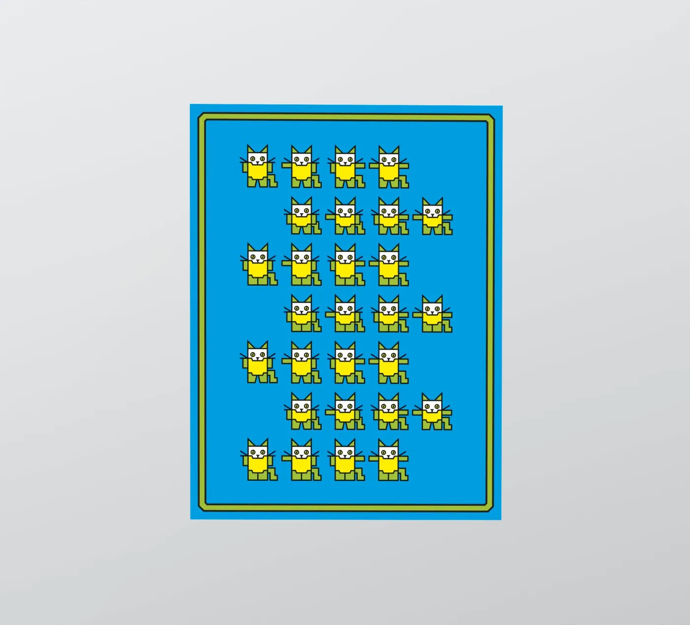 Catroid Pattern adesivo da kathrinmay