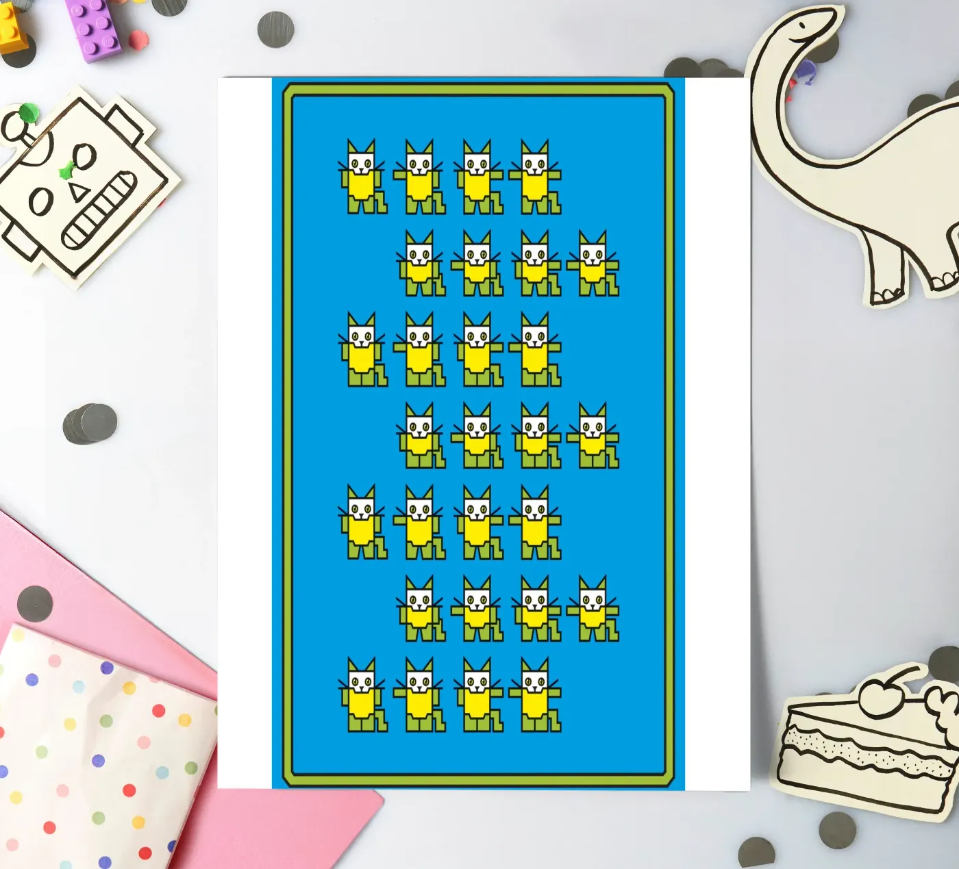 Catroid Pattern stickervel van kathrinmay