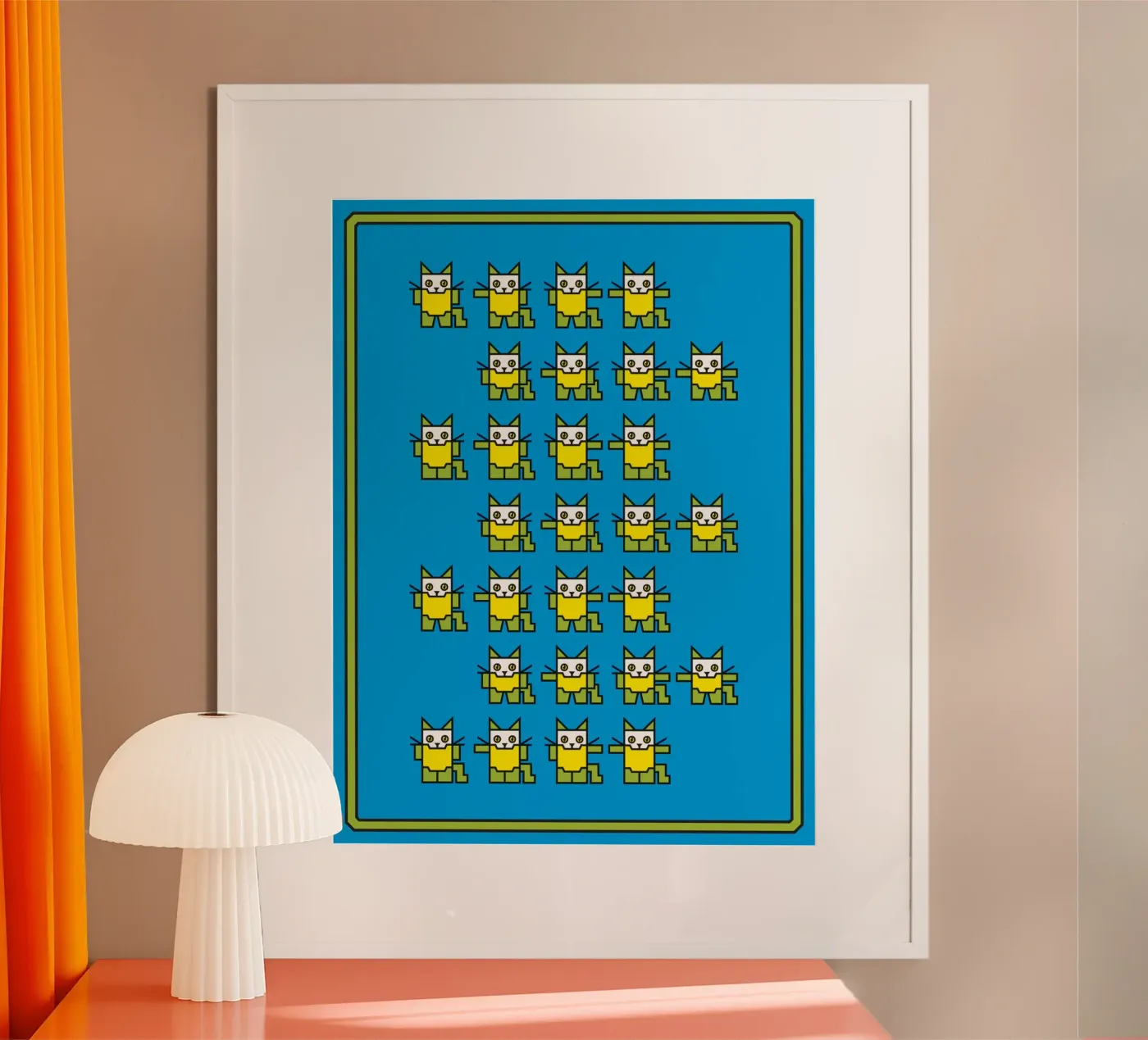 Catroid Pattern Poster von kathrinmay