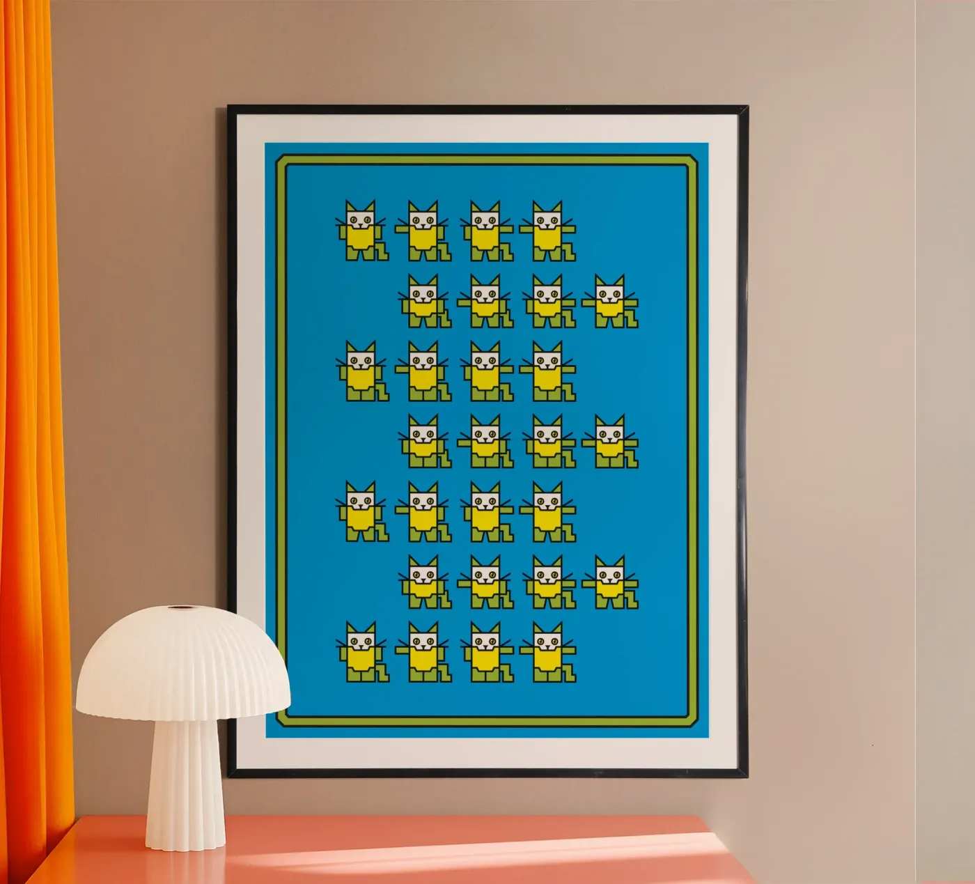 Catroid Pattern Poster von kathrinmay