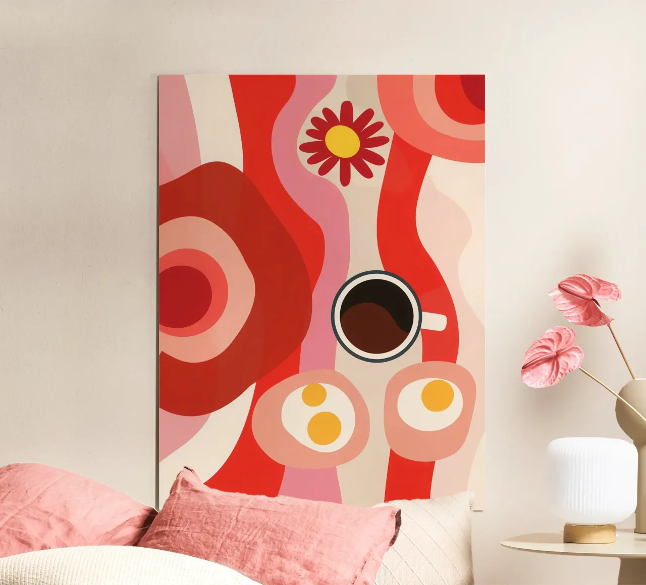Colazione d'arte | Design retrò ottimista anni '70 poster da Autofocus