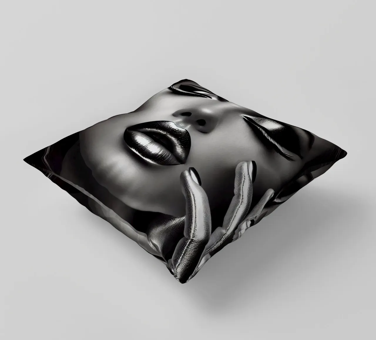 Bellezza in un design d'argento cuscino da BenCoStyle