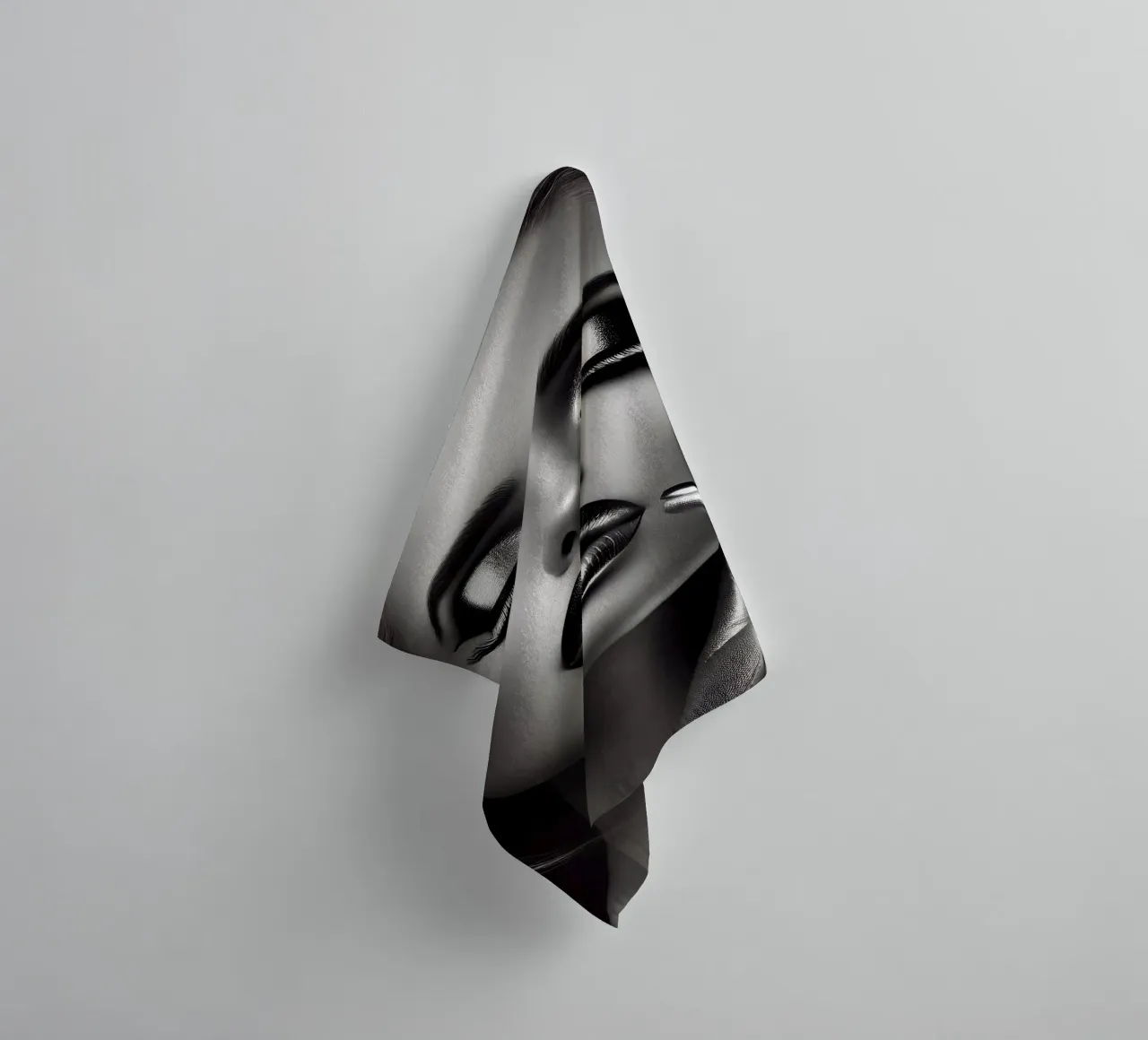 Bellezza in un design d'argento asciugamano da bagno da BenCoStyle