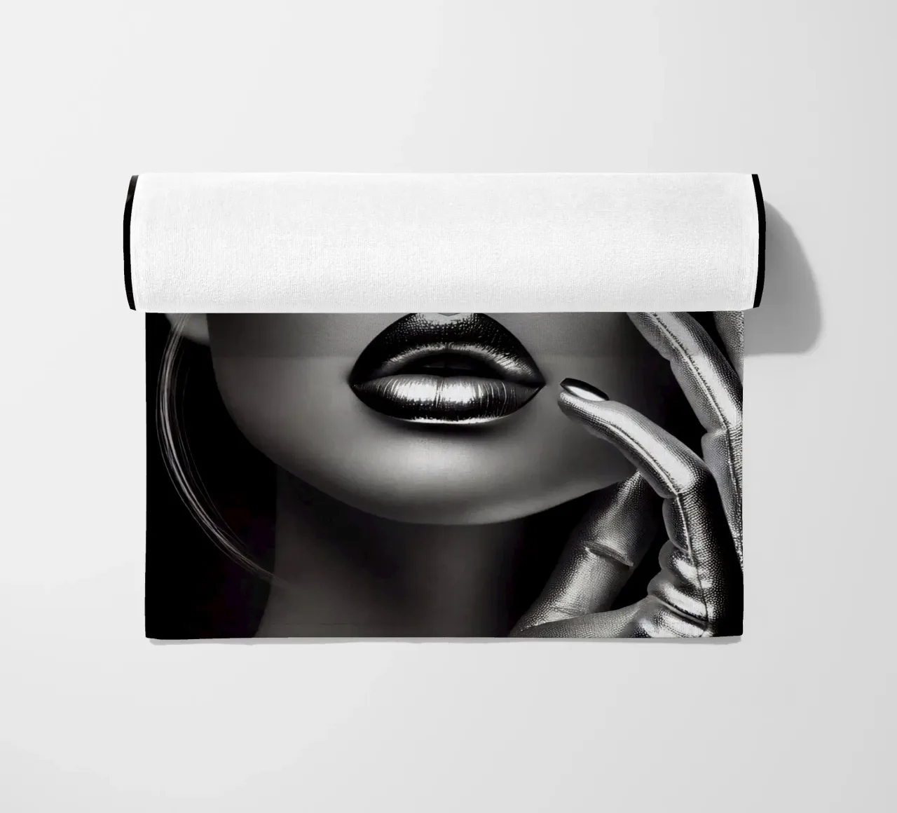Bellezza in un design d'argento telo mare da BenCoStyle