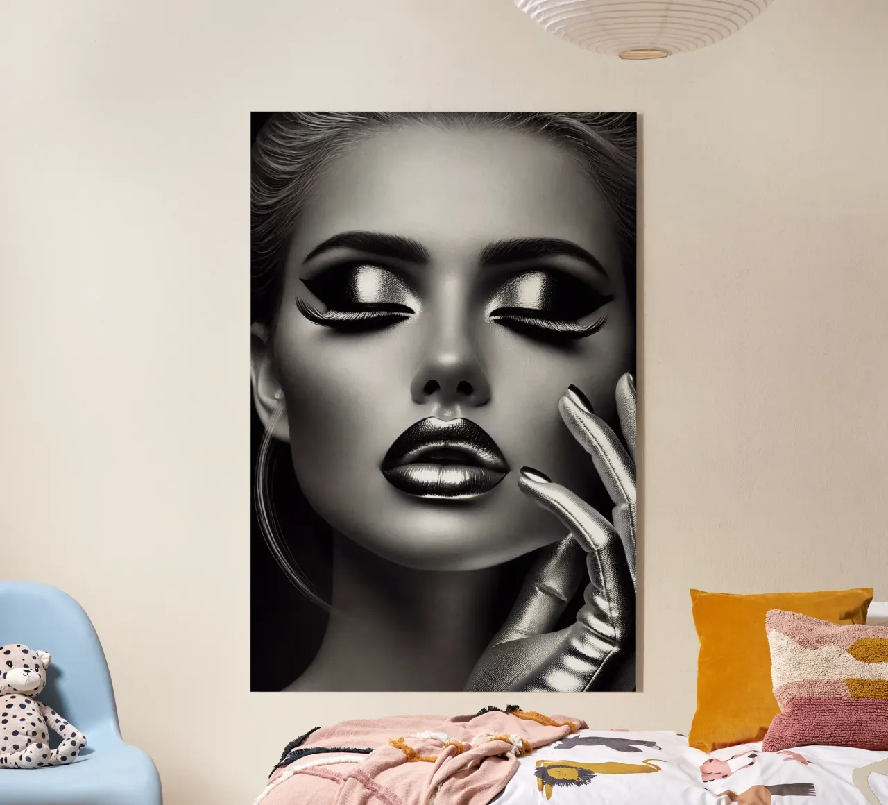 Bellezza in un design d'argento plexiglass da BenCoStyle