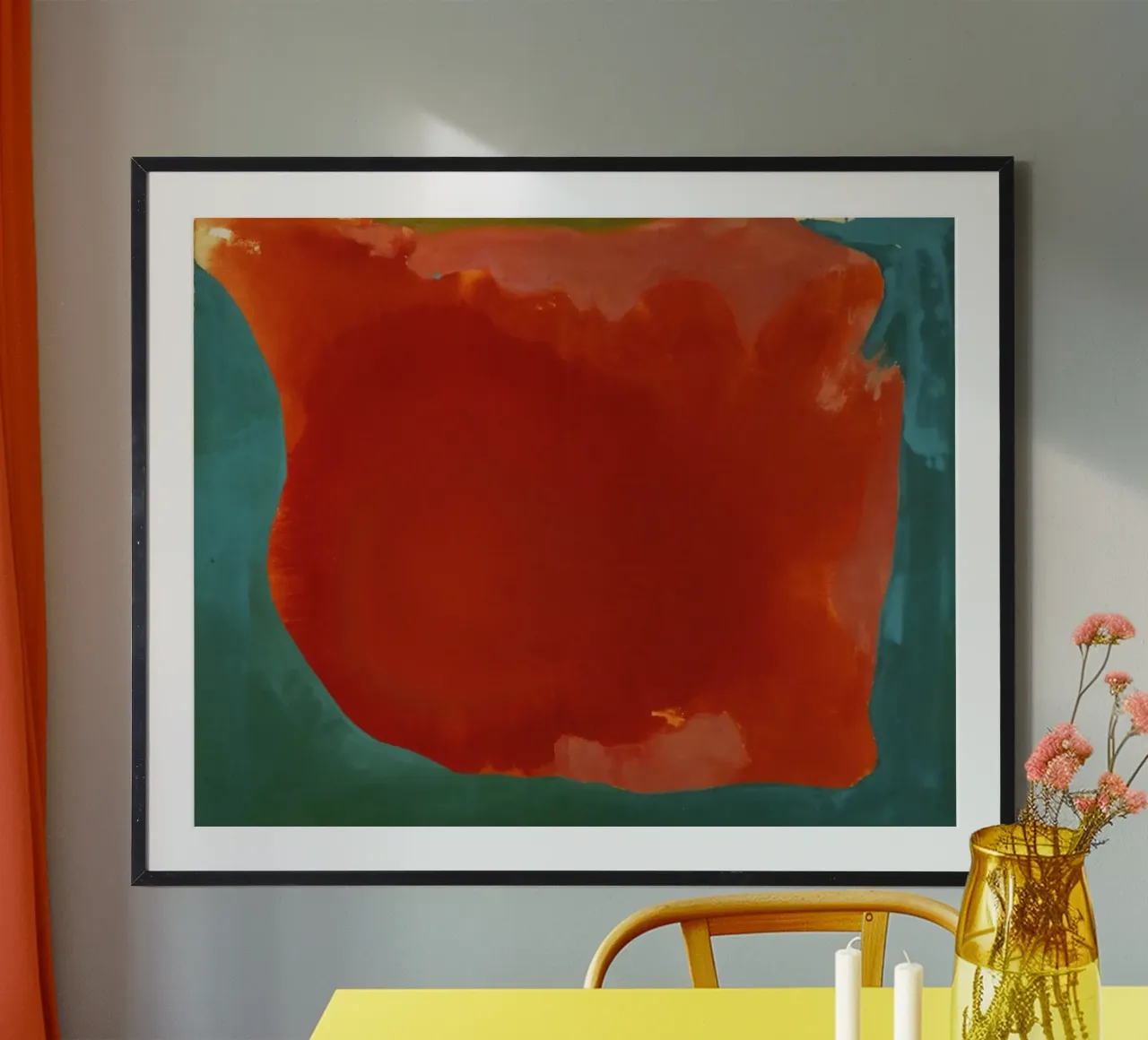 Il canyon di Helen Frankenthaler poster da The Dillart
