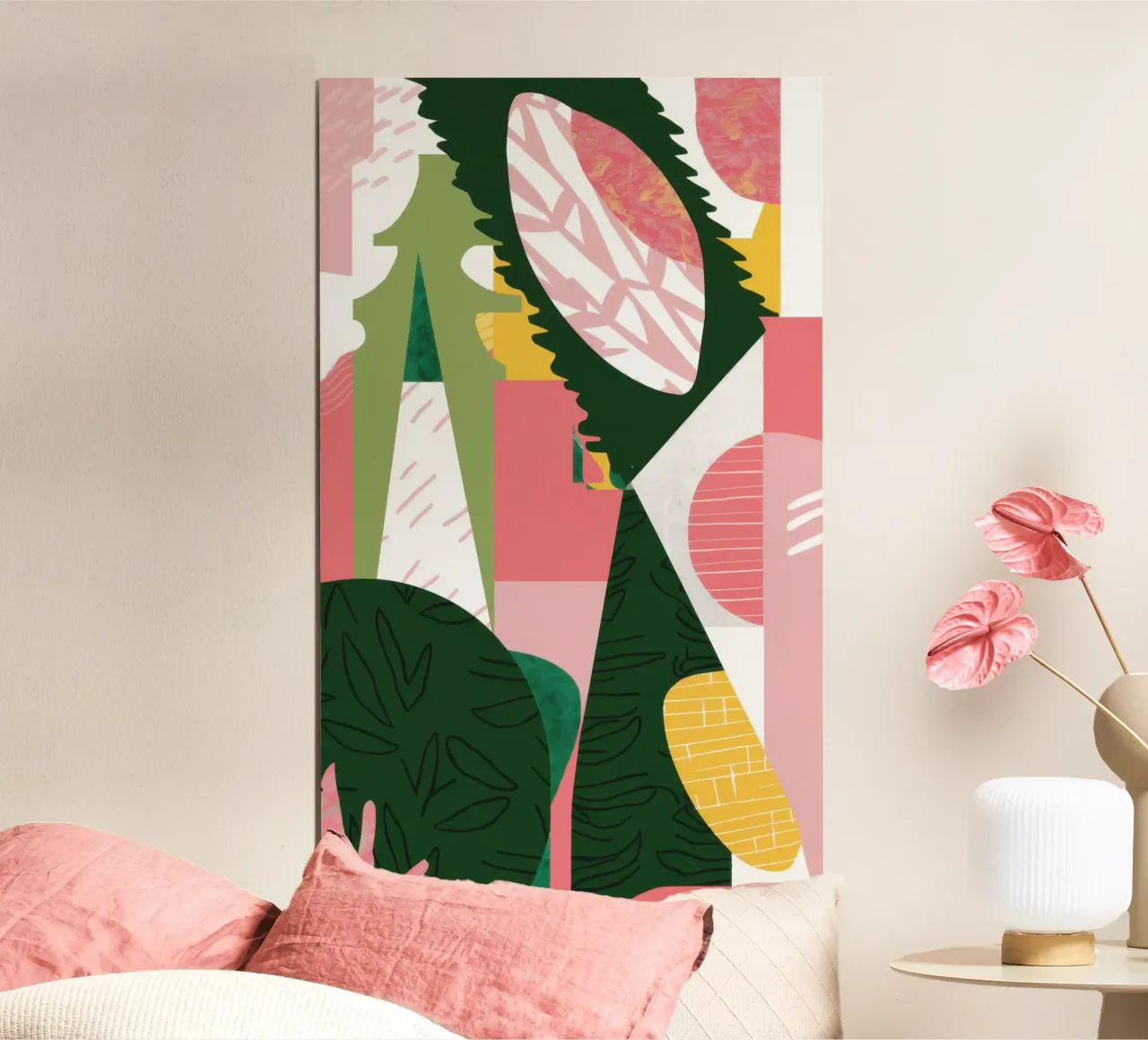 Forme di foresta fratturata poster da Echo Saber