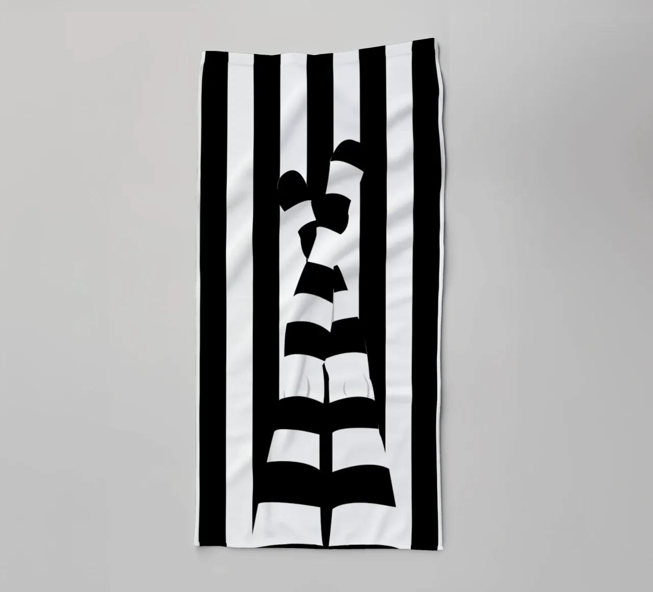Striping legs towel by Ctoft
