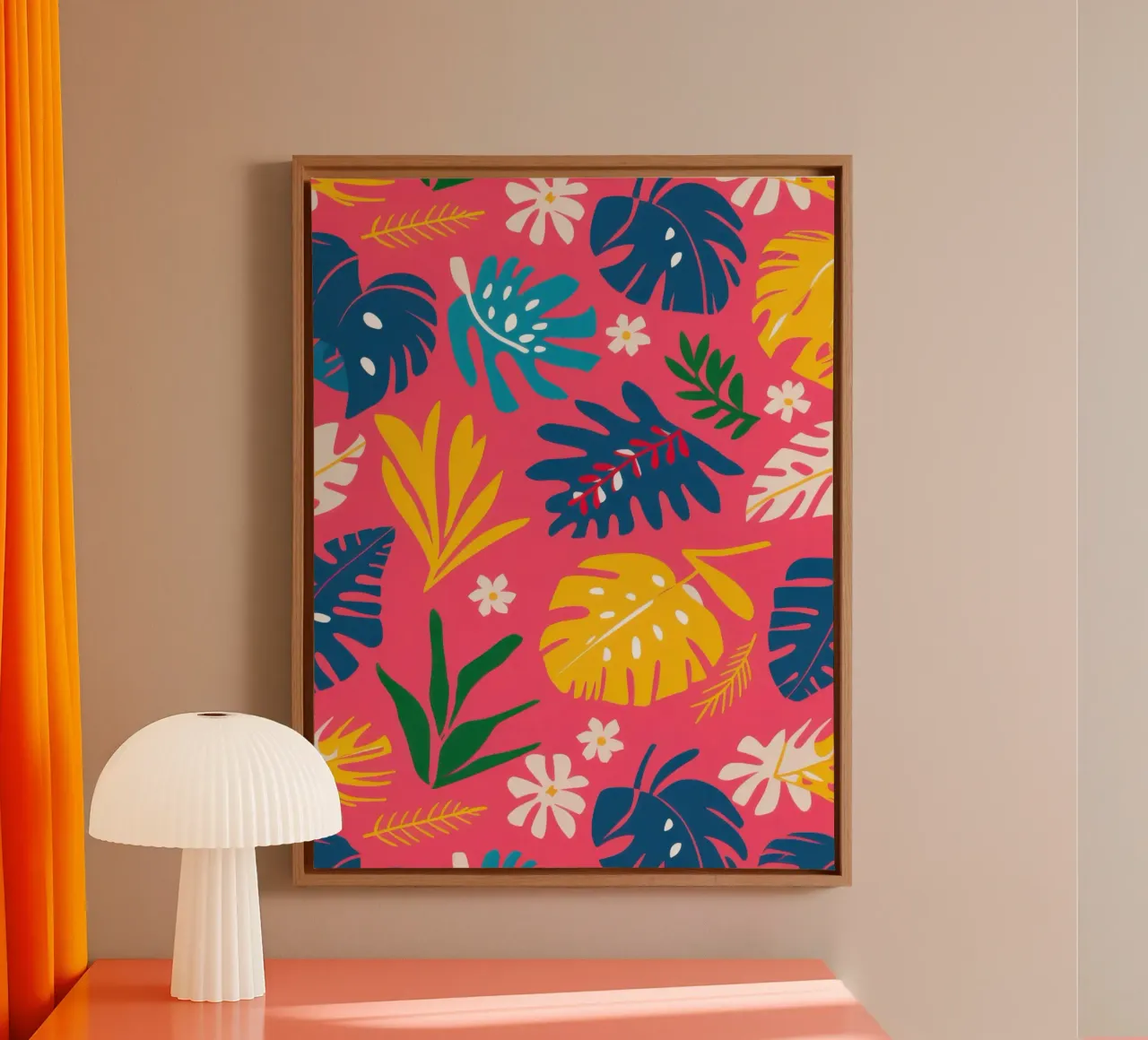 Sunny Tropic Fiesta tela con Cornice a cassetta da Echo Saber