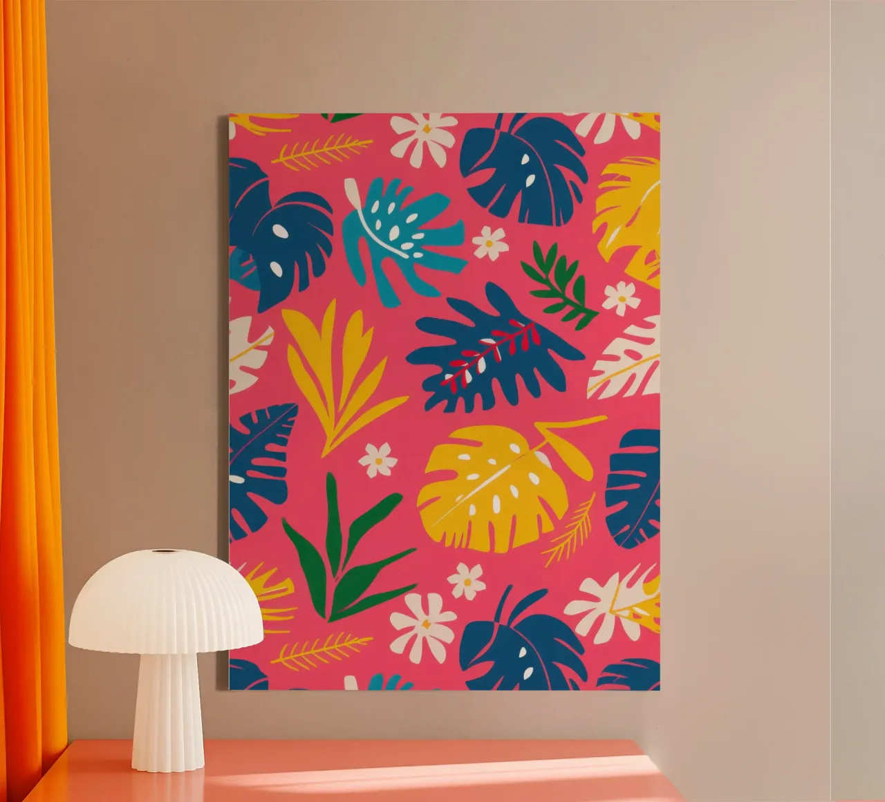 Sunny Tropic Fiesta tela con Cornice a cassetta da Echo Saber