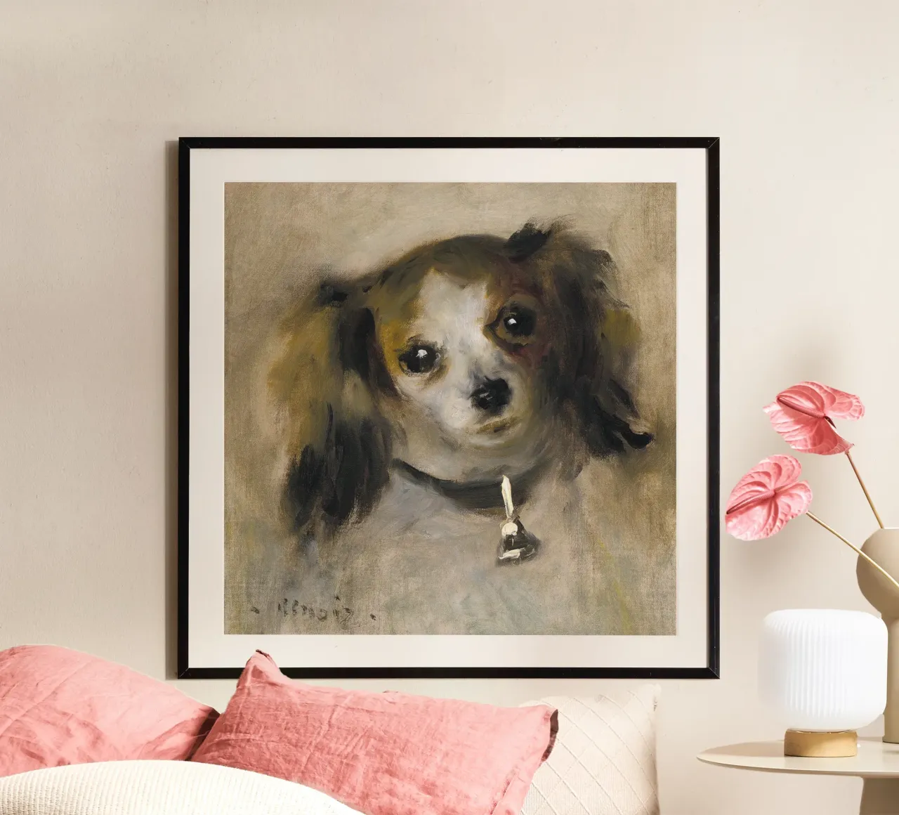 Renoir - Head of a Dog poster da apoloprints