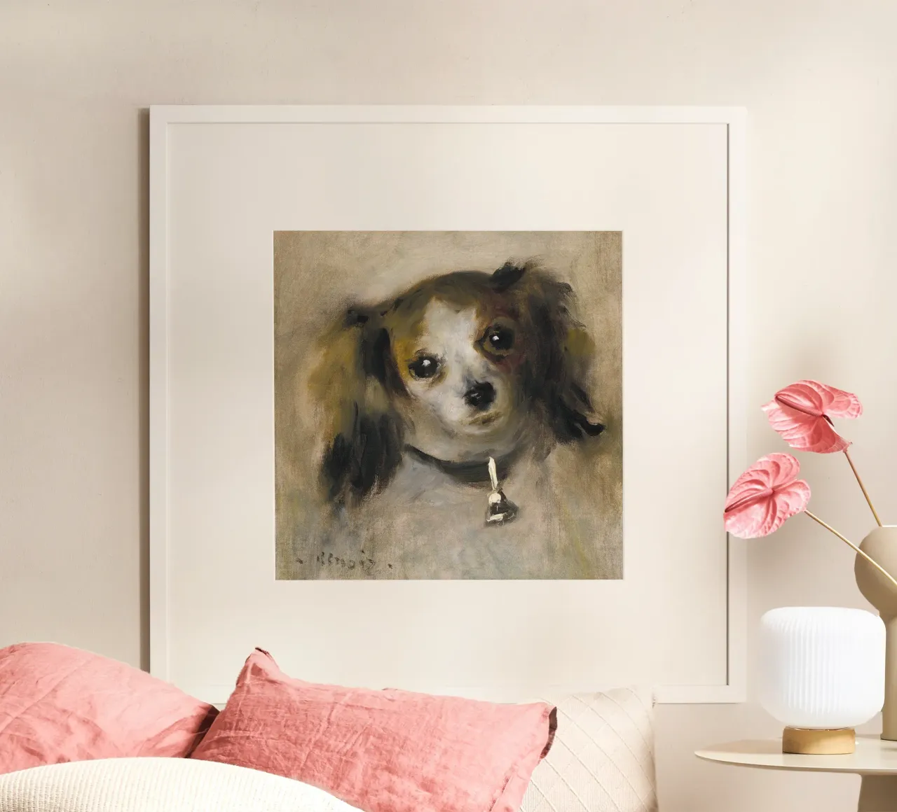 Renoir - Head of a Dog poster da apoloprints