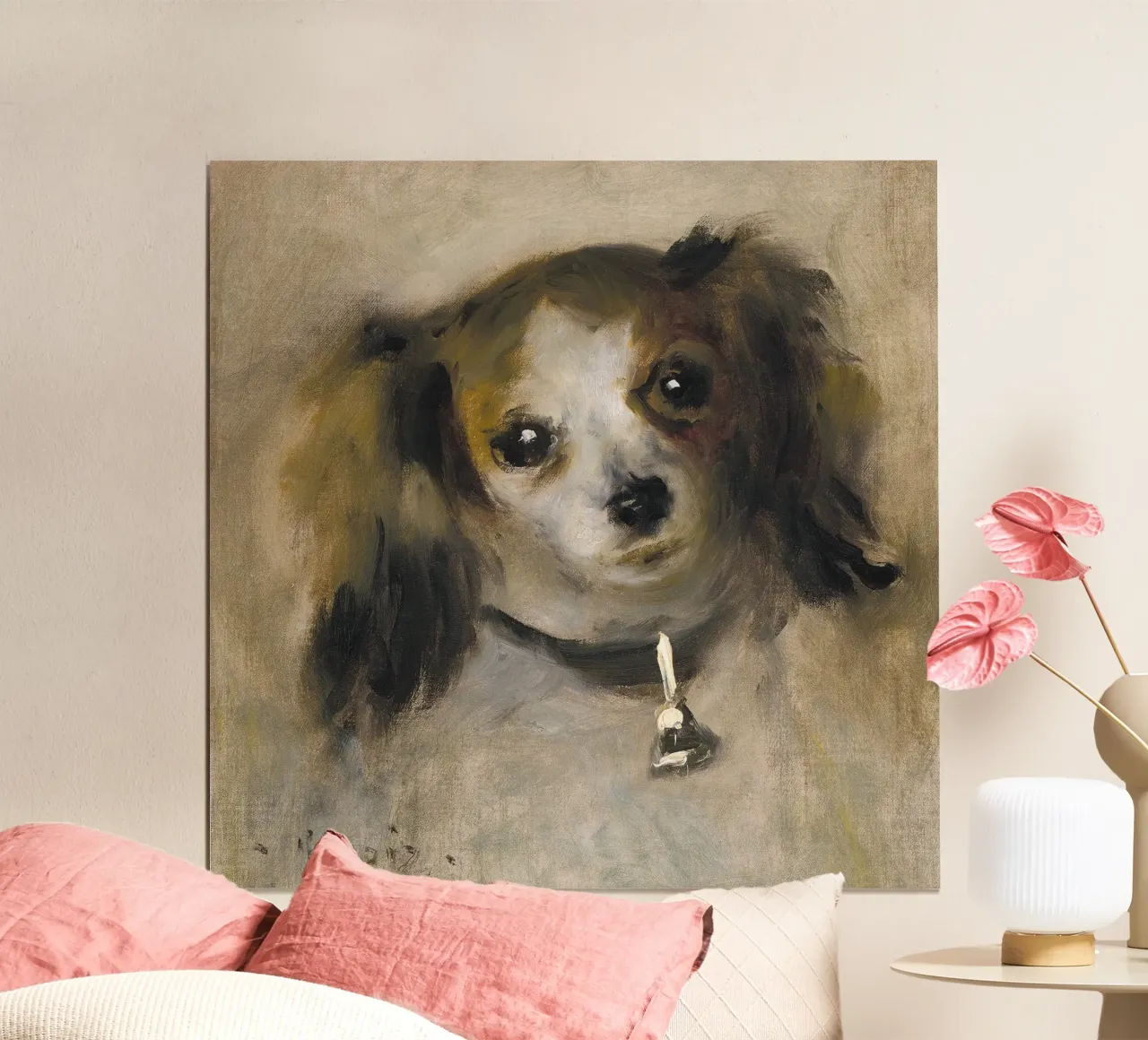 Renoir - Head of a Dog poster da apoloprints