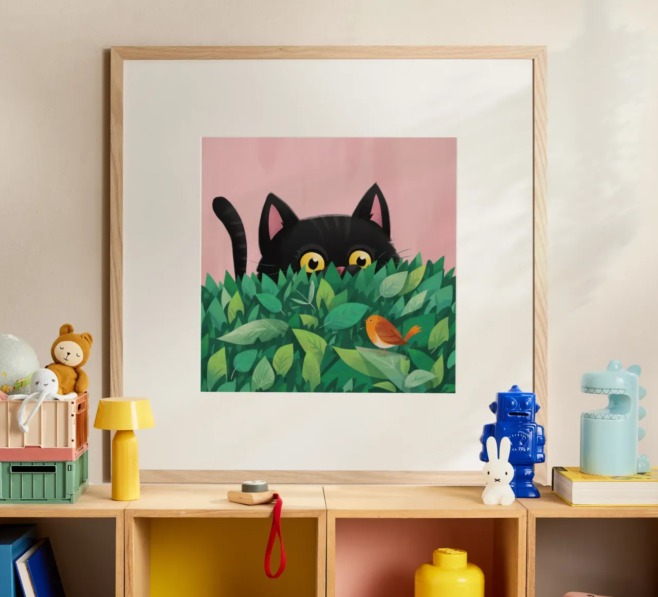 Ombra curiosa del giardino poster da Enter Bloom