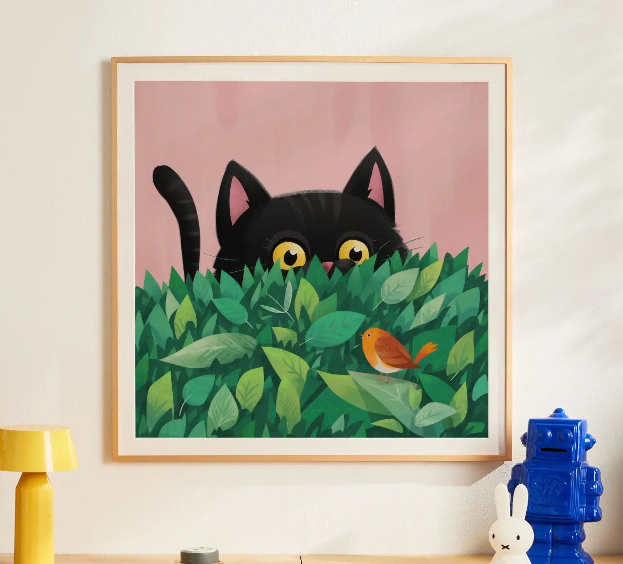 Ombra curiosa del giardino poster da Enter Bloom