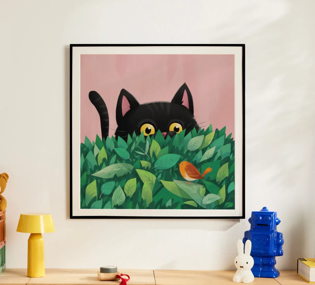 Ombra curiosa del giardino poster da Enter Bloom