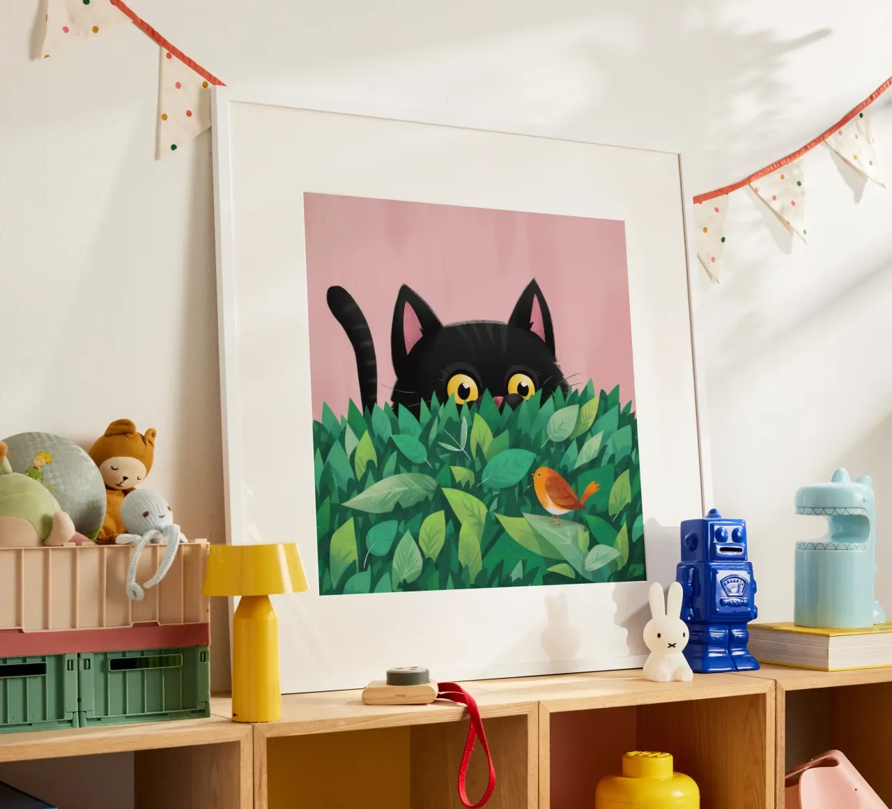 Ombra curiosa del giardino poster da Enter Bloom