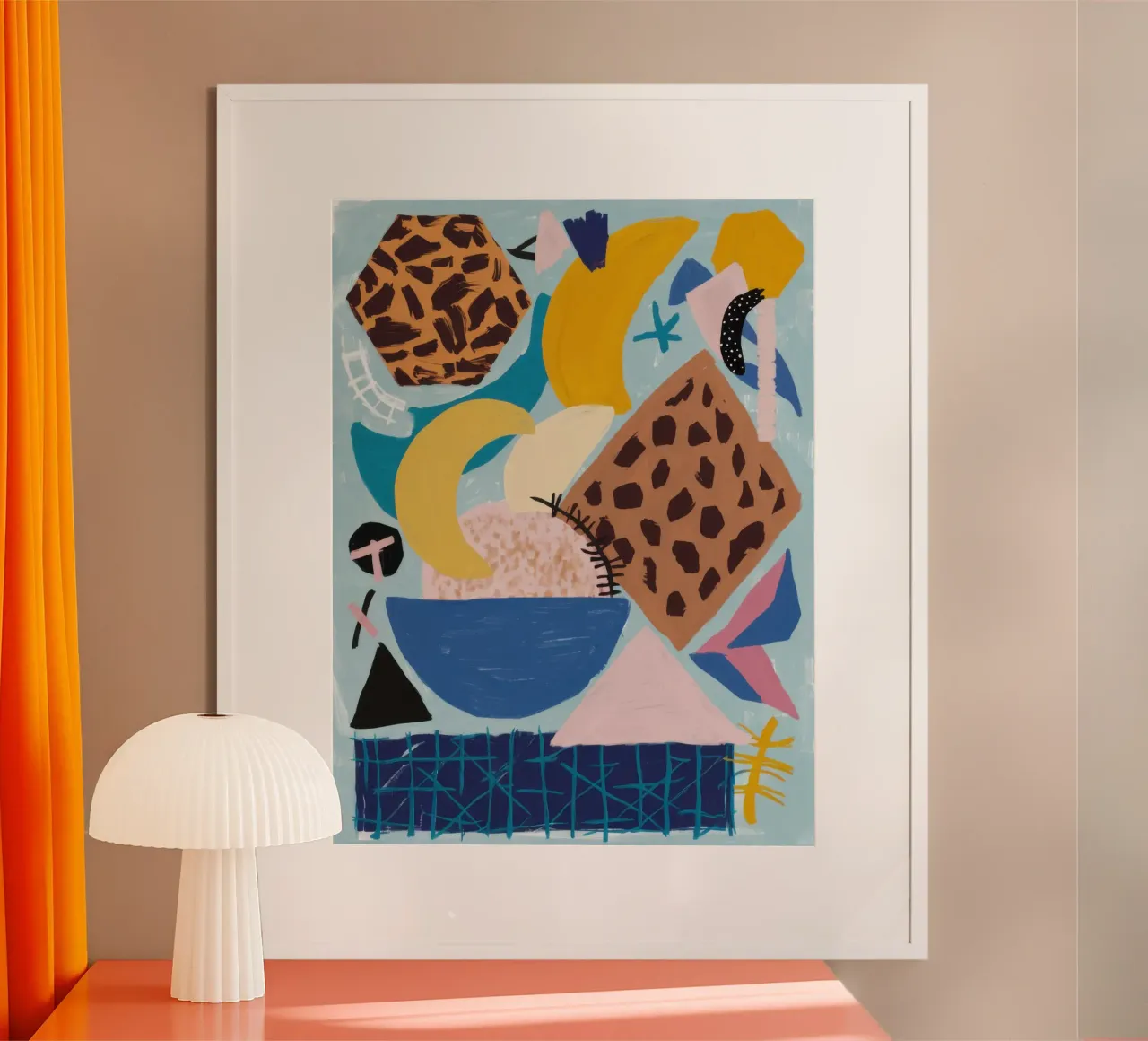 Collage astratto di nature morte poster da Wish Studio