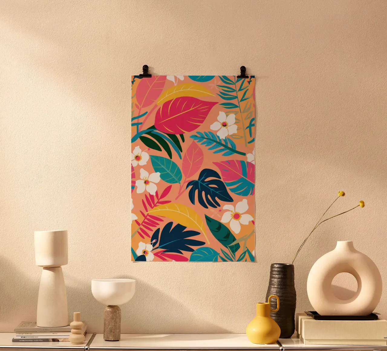 Medley di giungle pastello poster da Enter Bloom