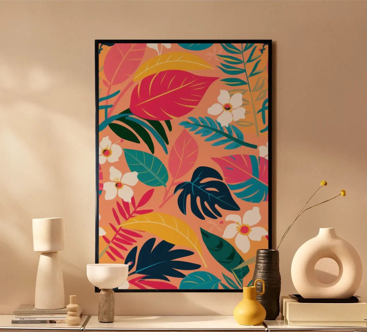 Medley di giungle pastello poster da Enter Bloom