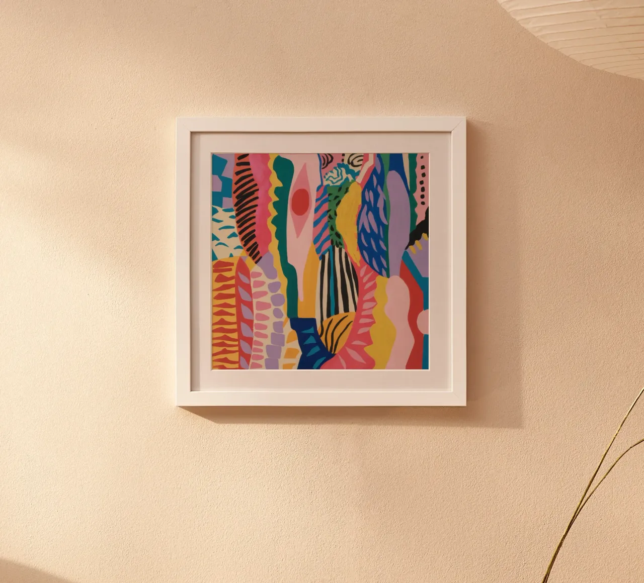 Flusso astratto vibrante poster da Sure Paint