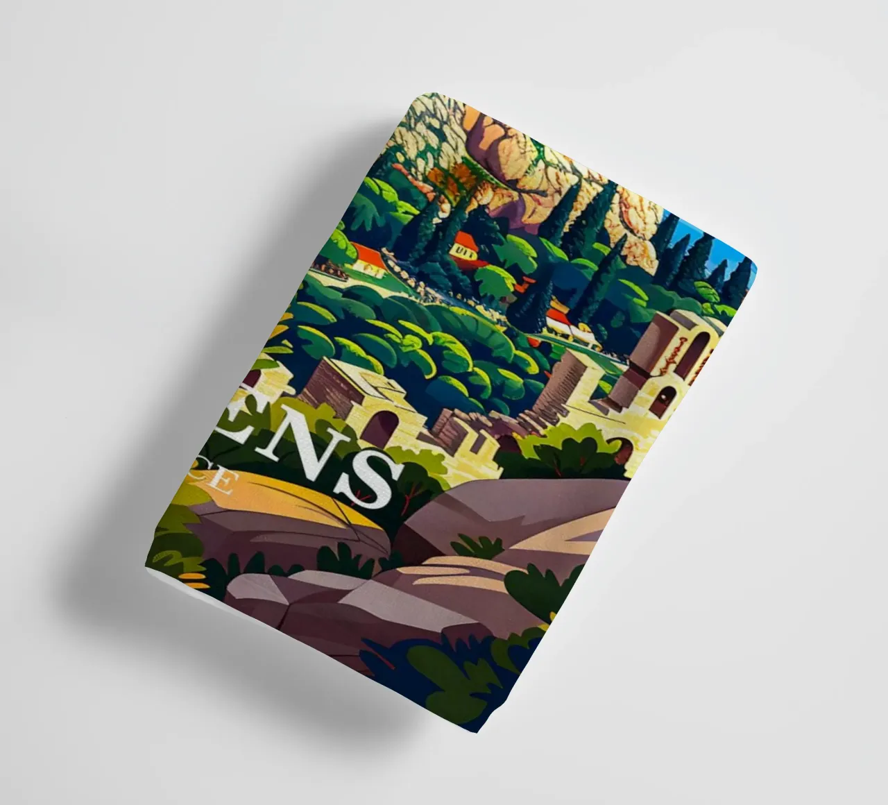 Athens Greece Travel towel by Travelstudio