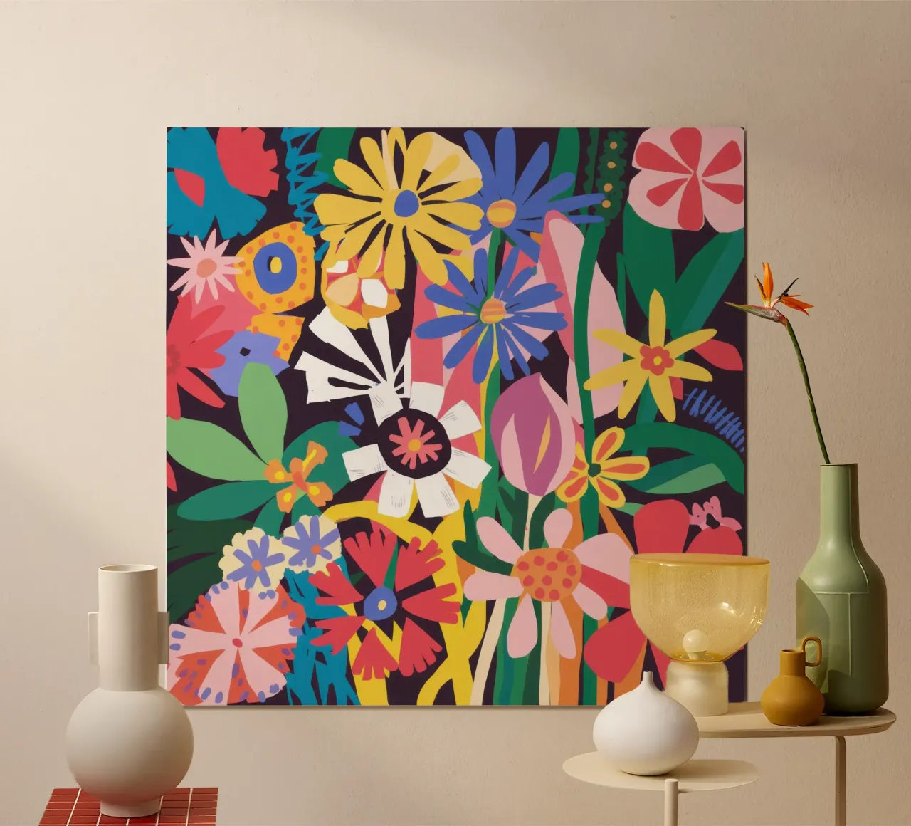 Fiore selvatico di Prato Burst poster da Wish Studio