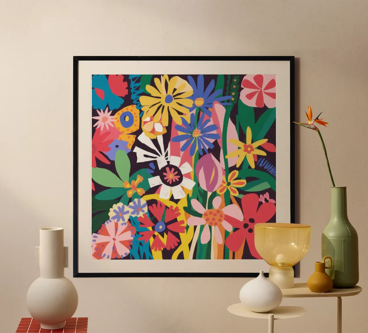 Fiore selvatico di Prato Burst poster da Wish Studio