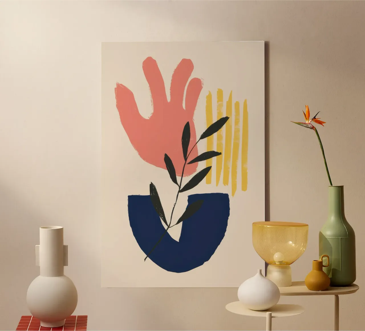 Maraoui Inspired Bloom canvas with Floater frame by Enter Bloom