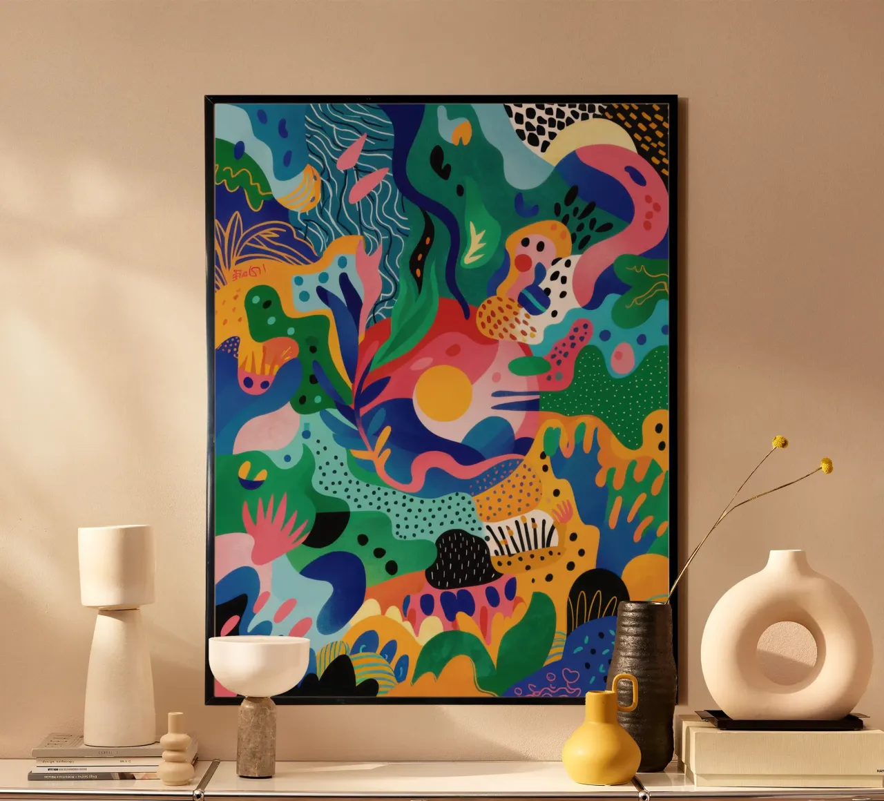 Rivolta del colore bio-morfico poster da Moon Revolver