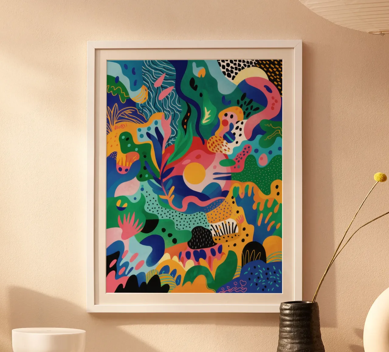 Rivolta del colore bio-morfico poster da Moon Revolver