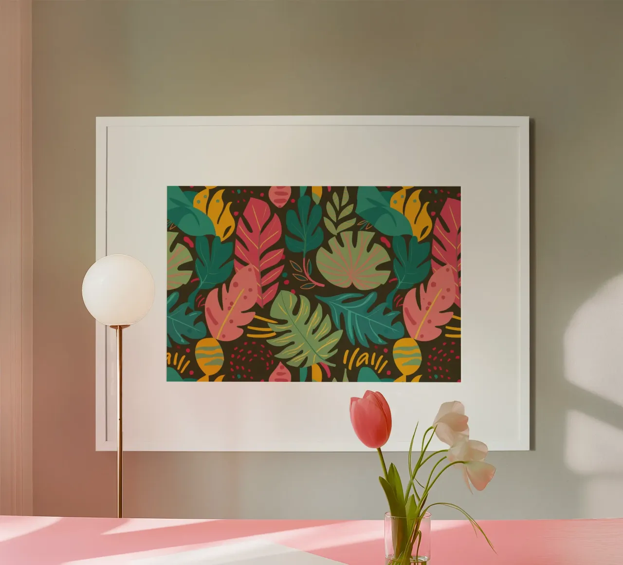 Modello Crimson Tropic poster da Wish Studio