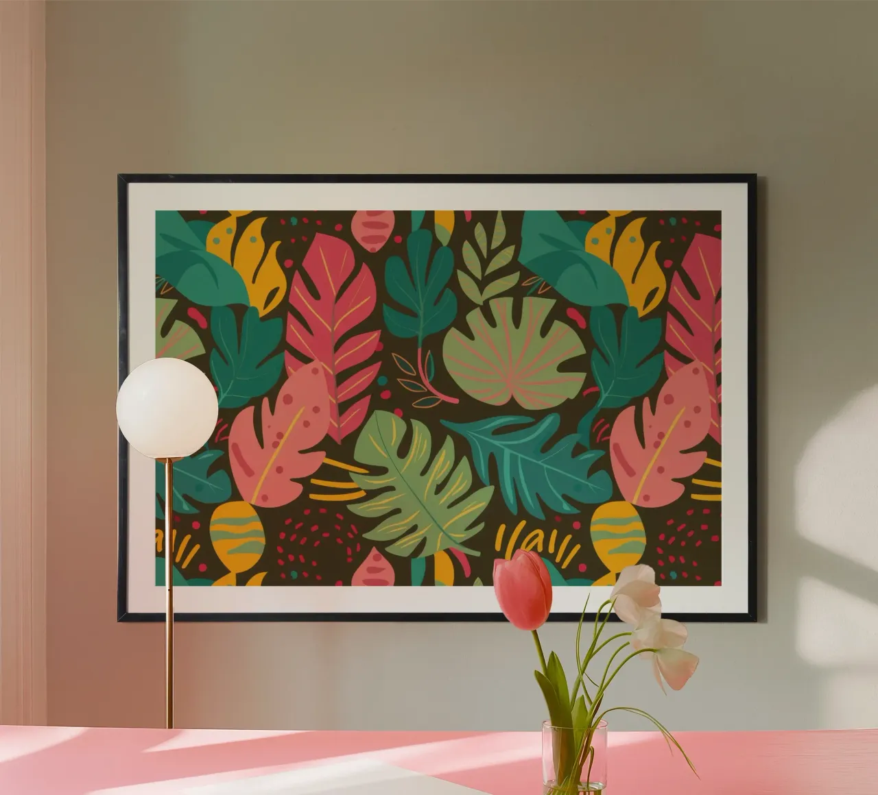 Modello Crimson Tropic poster da Wish Studio